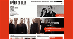 Desktop Screenshot of opera-lille.fr